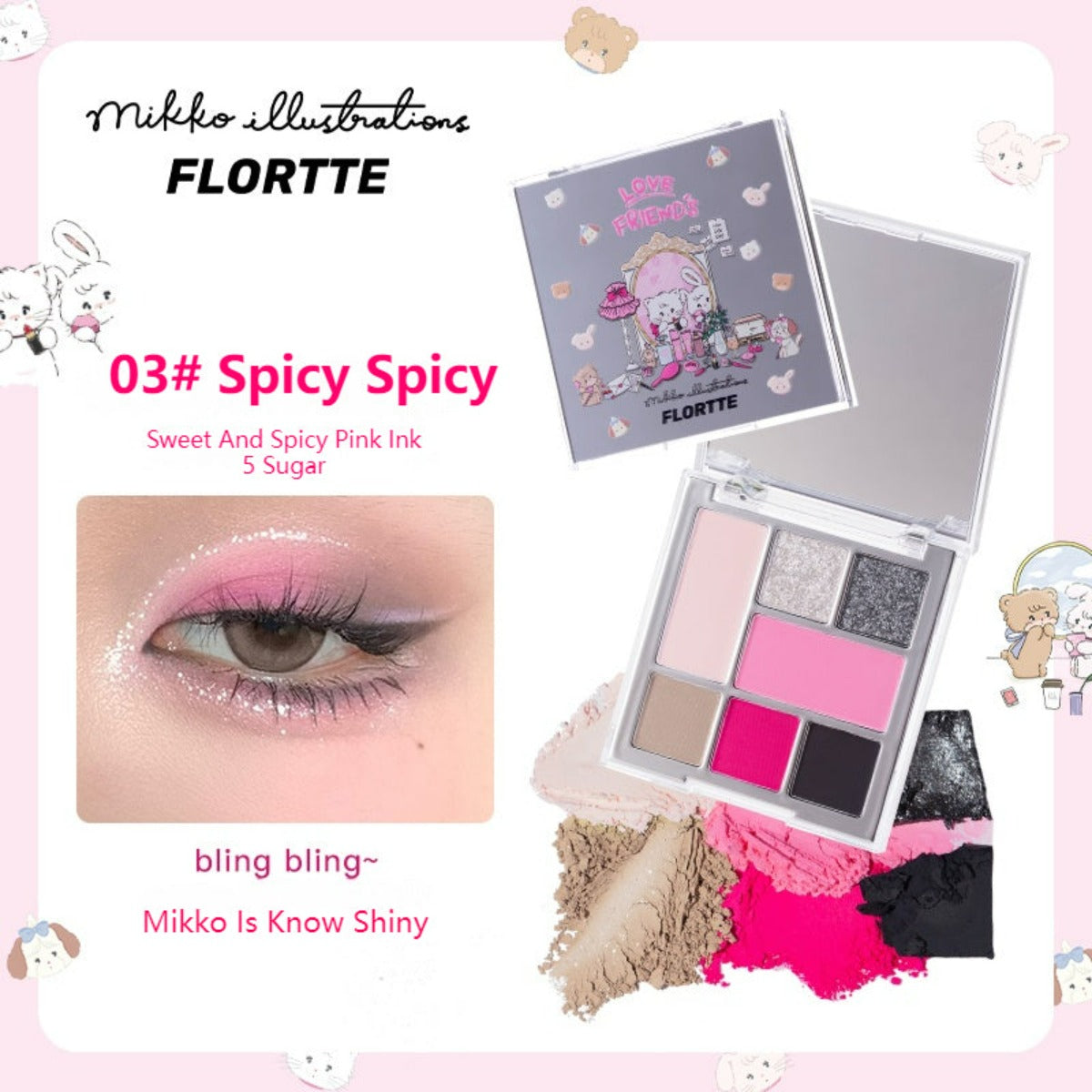 ミッコ アリノン アイシャドウ パレット