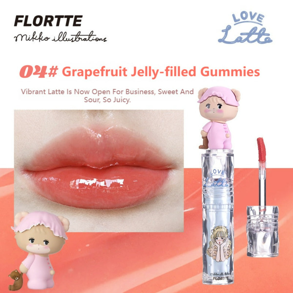 Collection of Mikko Rua Rua Lipgloss in a gallery layout