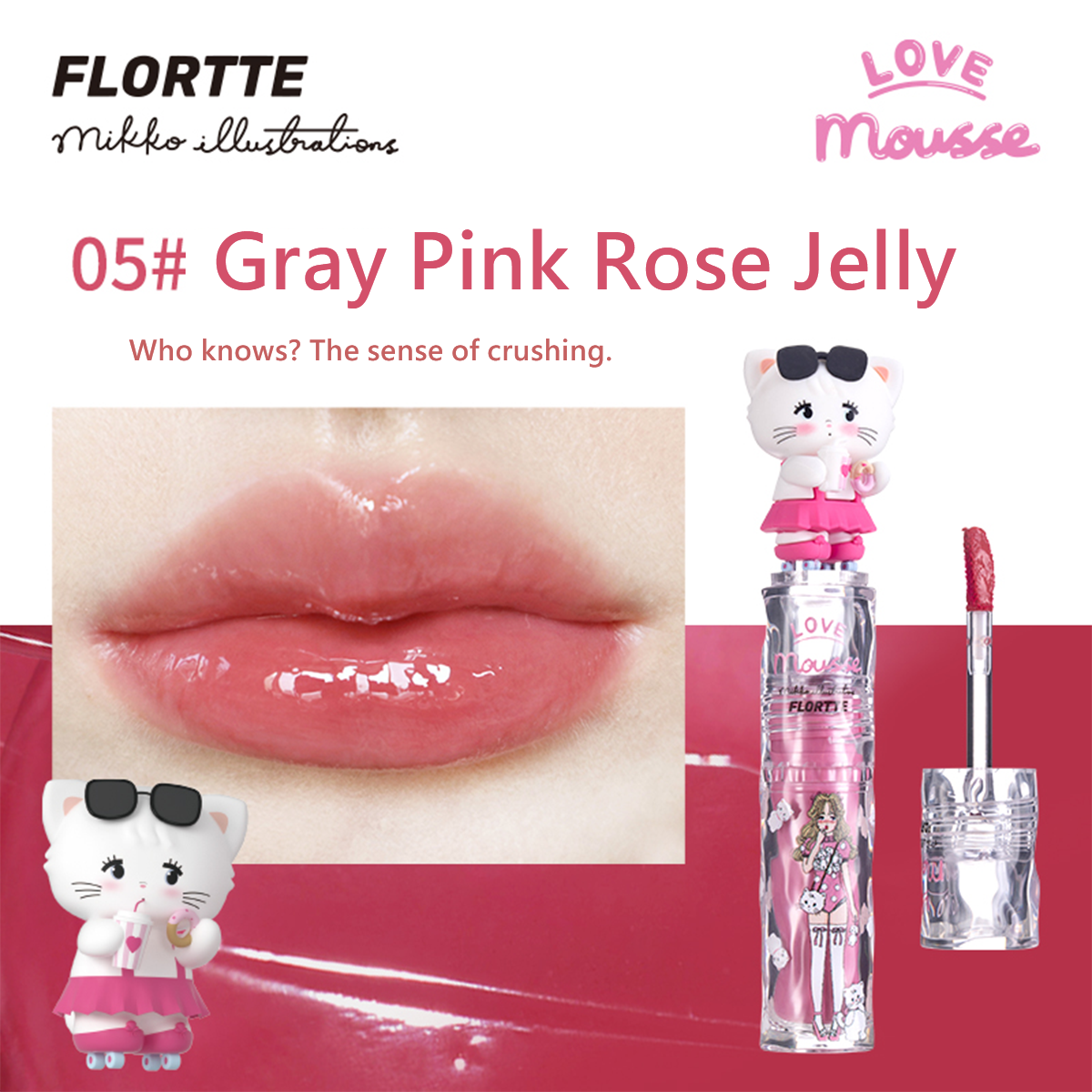 Collection of Mikko Rua Rua Lipgloss in a gallery layout