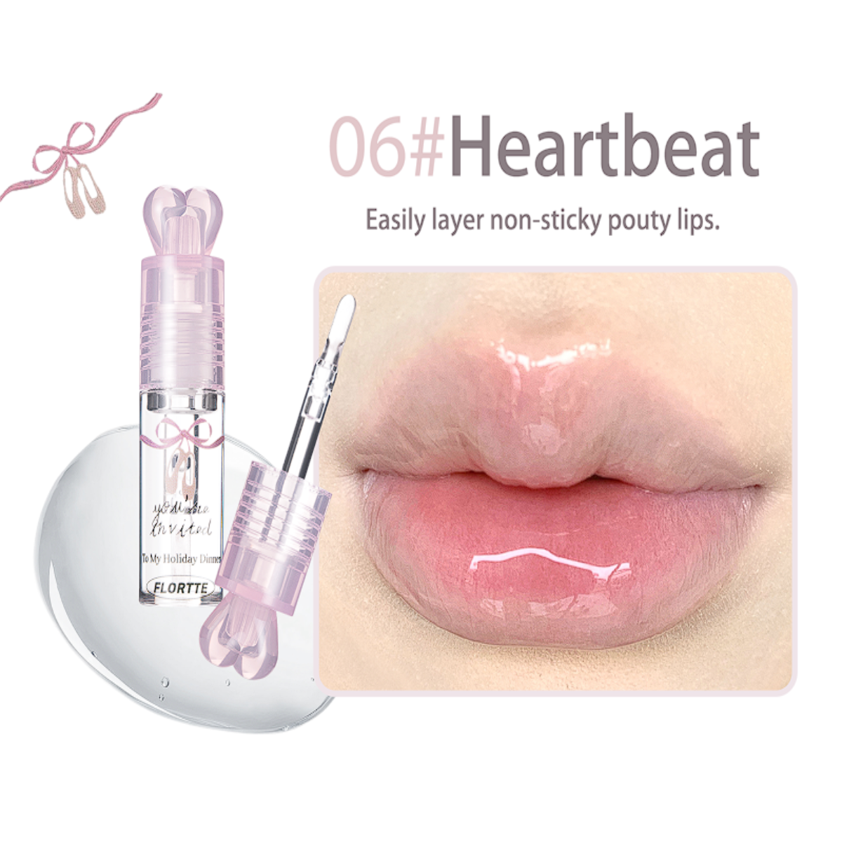 Collection of Small Bowknot Series Film-Forming Lip Cream in a gallery layout