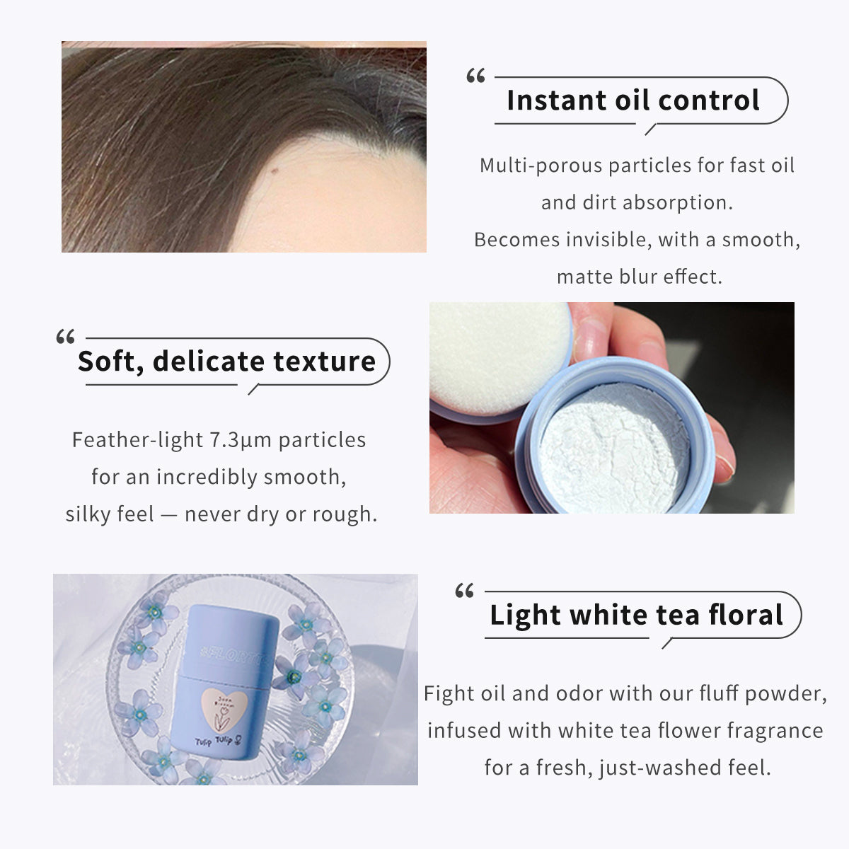 Collection of Tulip Tulip Haircare Ponpon Powder in a gallery layout