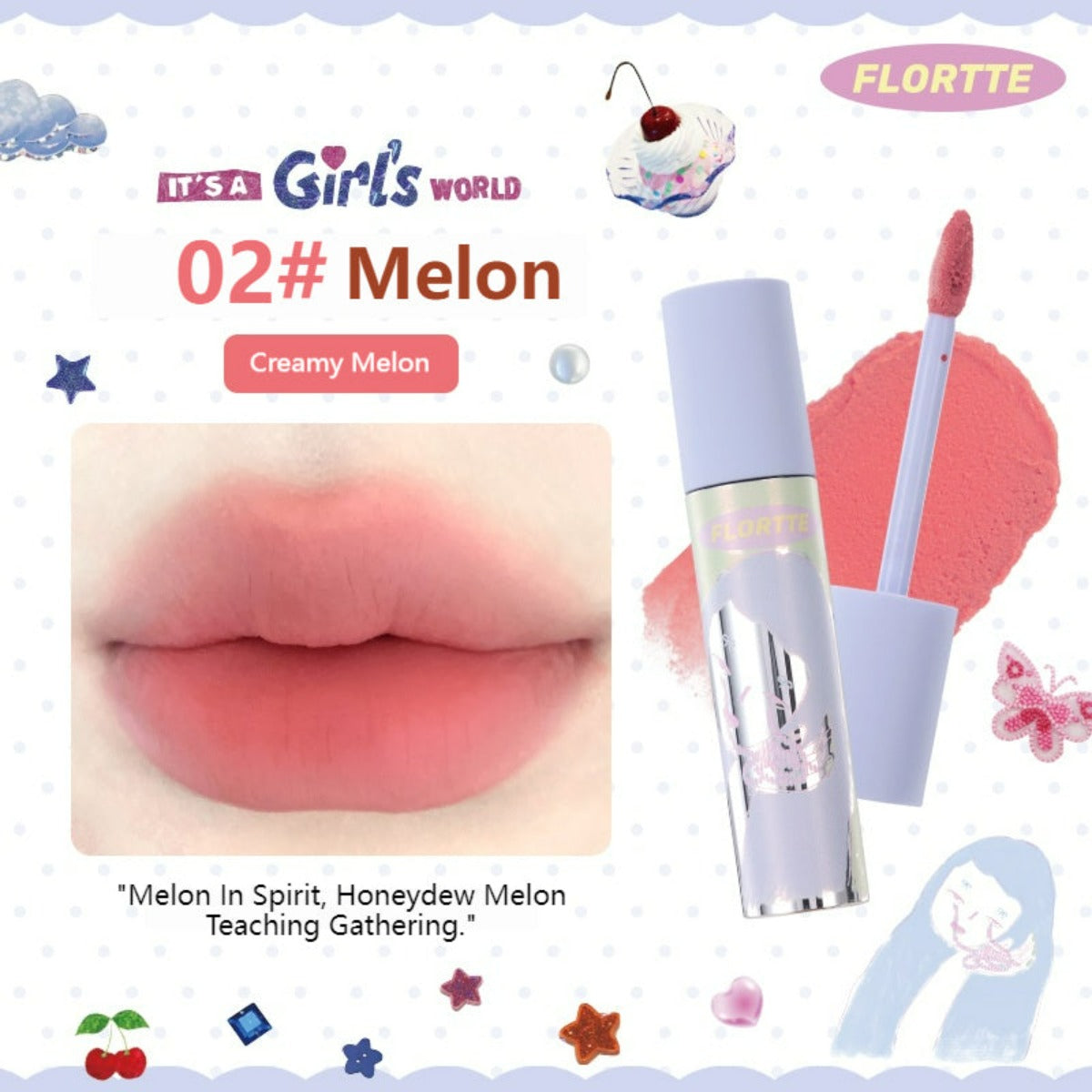 Collection of Girl's World Lip Cream in a gallery layout