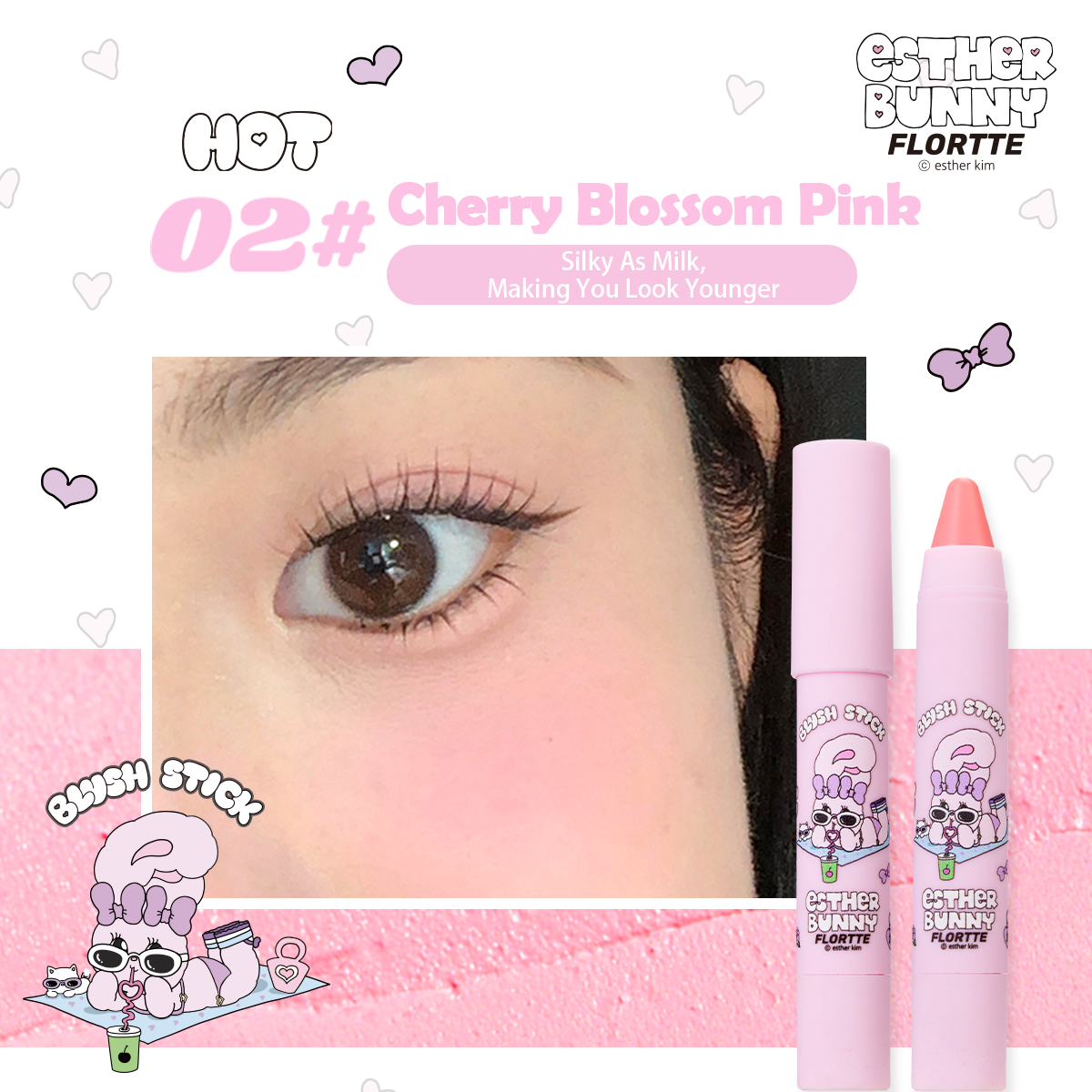 Collection of Esther Bunny Blusher Pen in a gallery layout