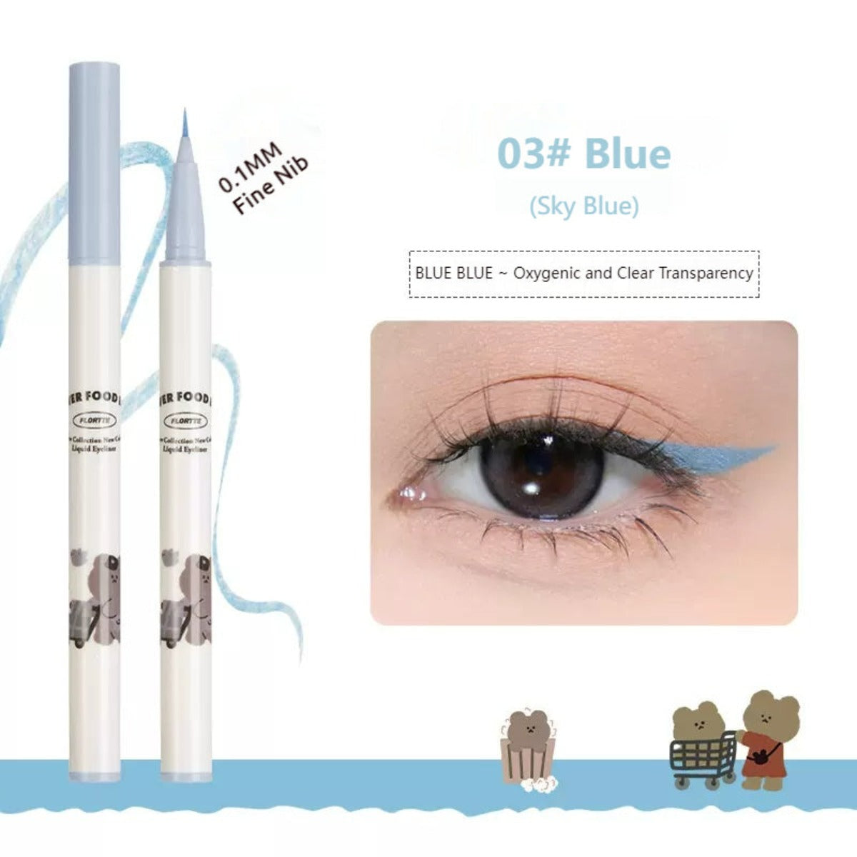 Collection of フラワーフードベア リキッドアイライナー in a gallery layout