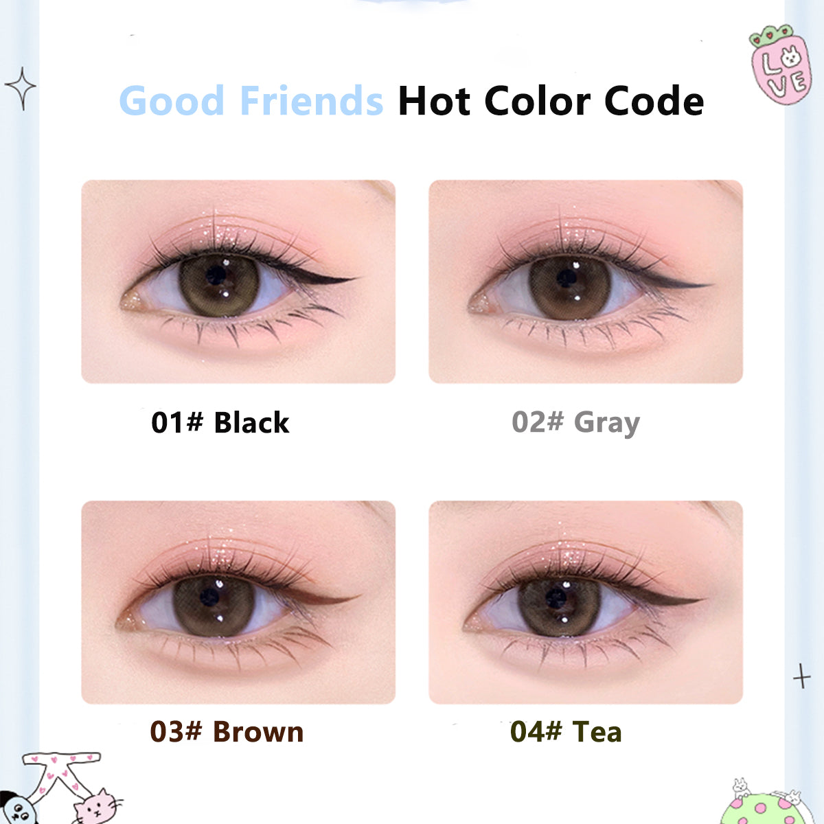 Collection of Good Friends Club – drehbarer flüssiger Eyeliner in a gallery layout