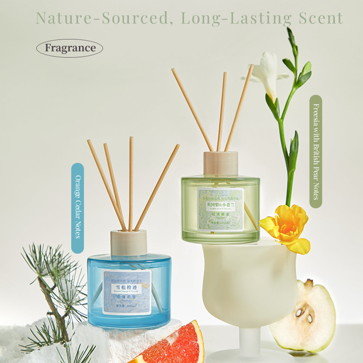 Flameless Diffuser – Safe, Non-Toxic, Office & Bedroom Aroma Diffuser