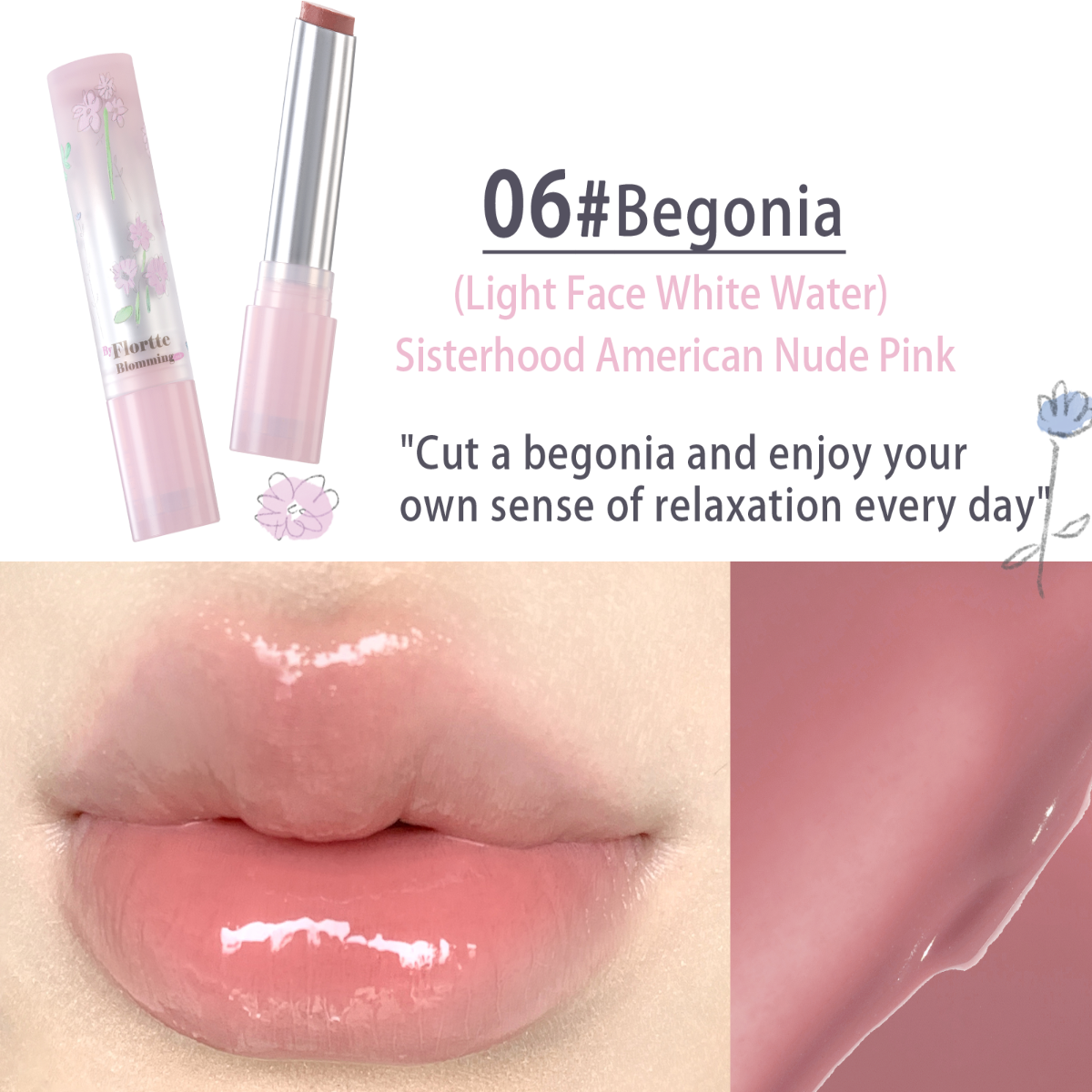 Collection of Love Yourself Antihaft-Lipgloss in a gallery layout