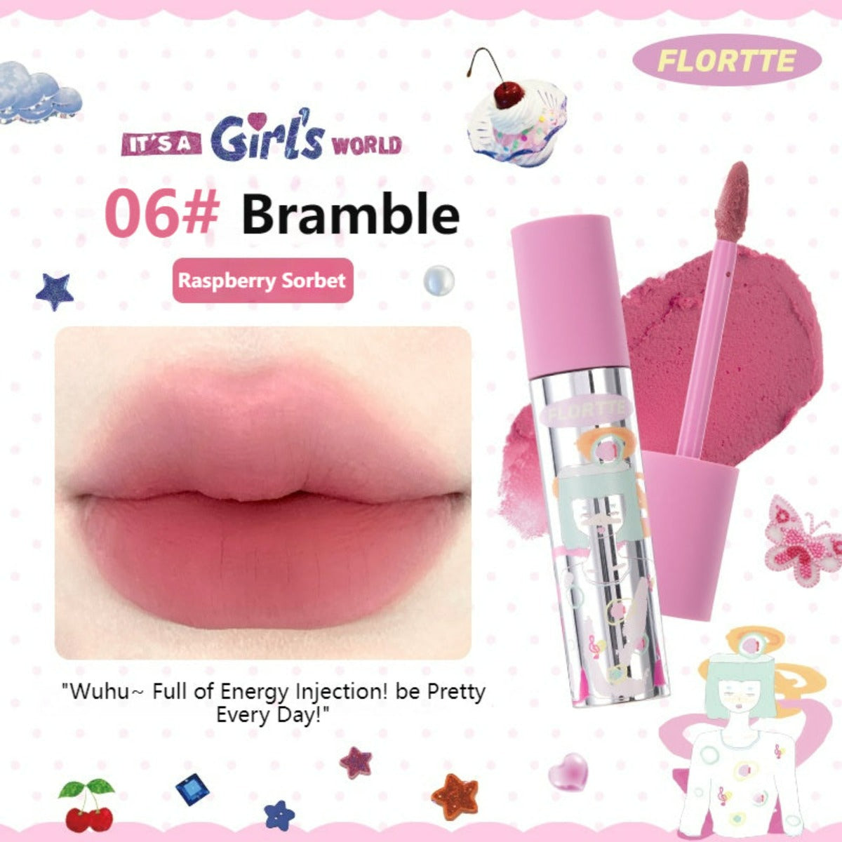 Collection of Girl's World Lip Cream in a gallery layout