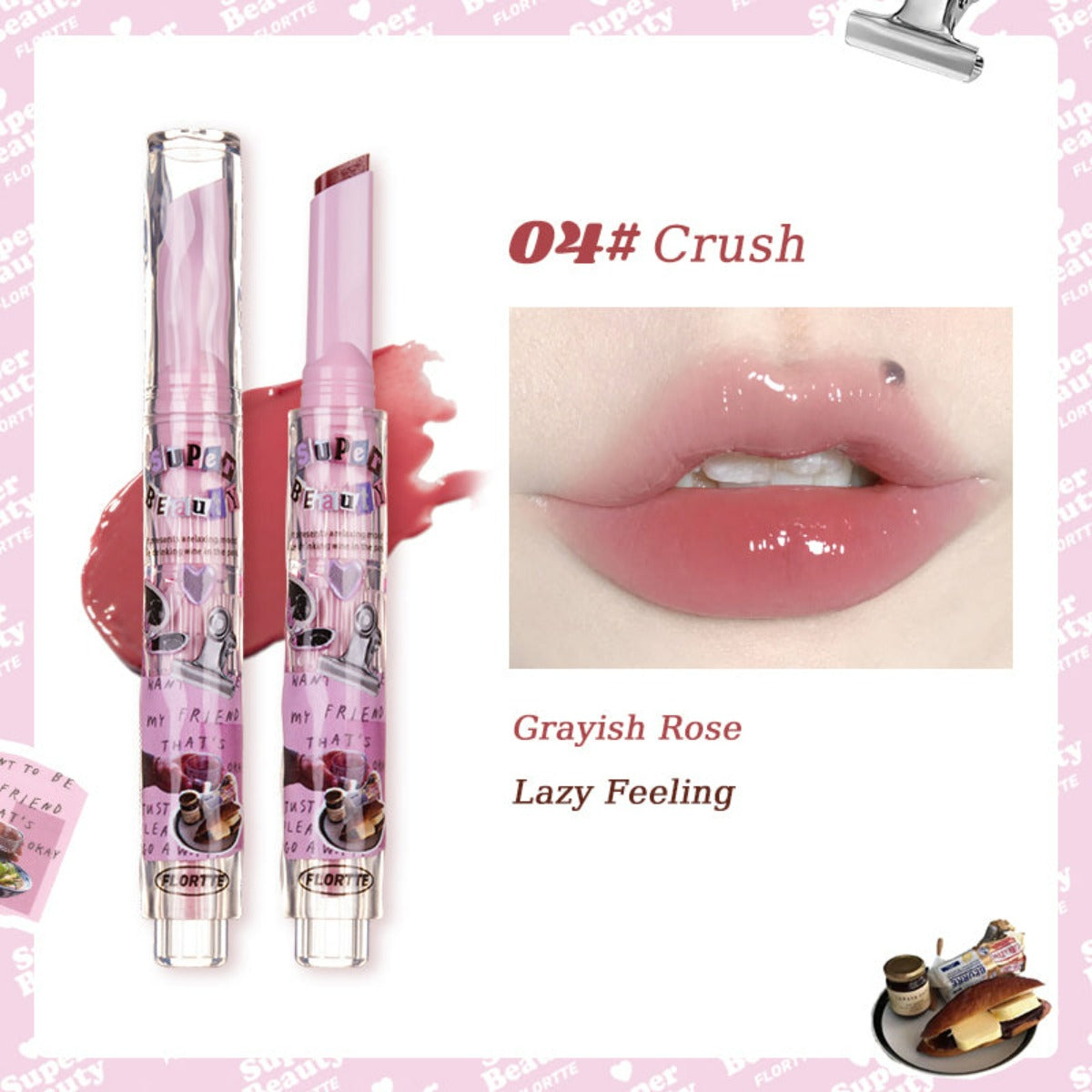 Collection of I Am Super Beauty Jelly Heart Lipstick in a gallery layout