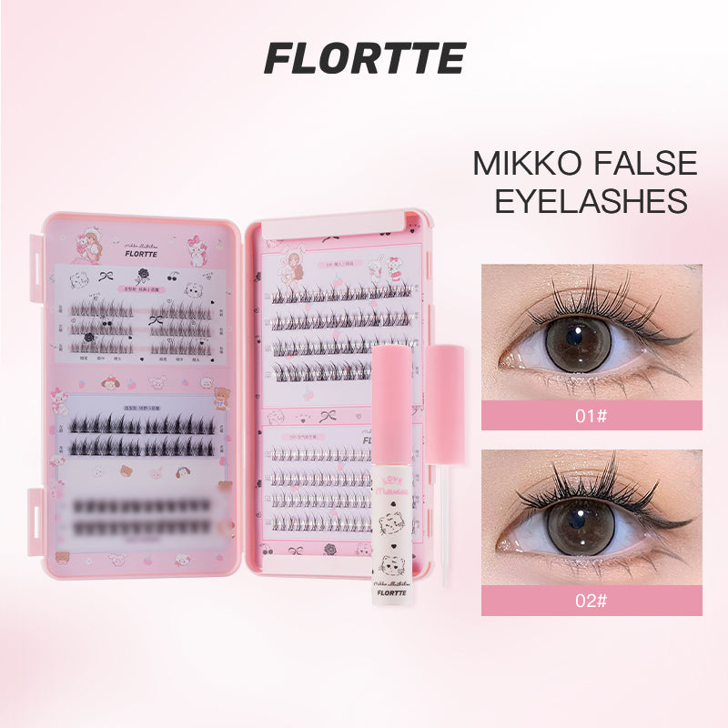 Künstliche Wimpern von Mikko (5 Arten, 242 Stück &amp; kostenlose Wimpernzange)