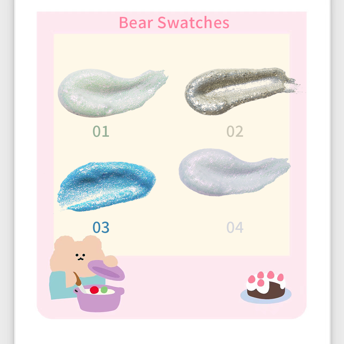 Flüssiger Lidschatten „Flower Food Bear“ 