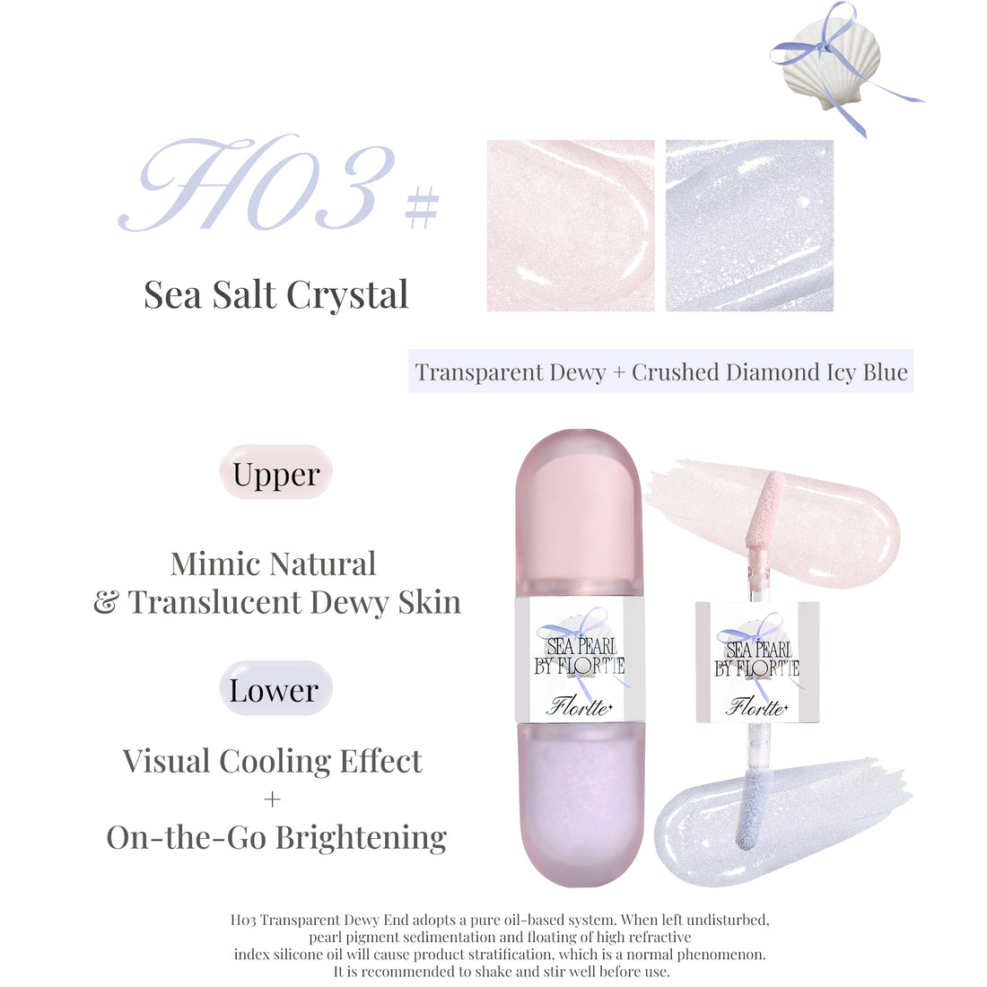 Glass Sea Collection Dual-ended Liquid Highlighter & Contour – FLORTTE