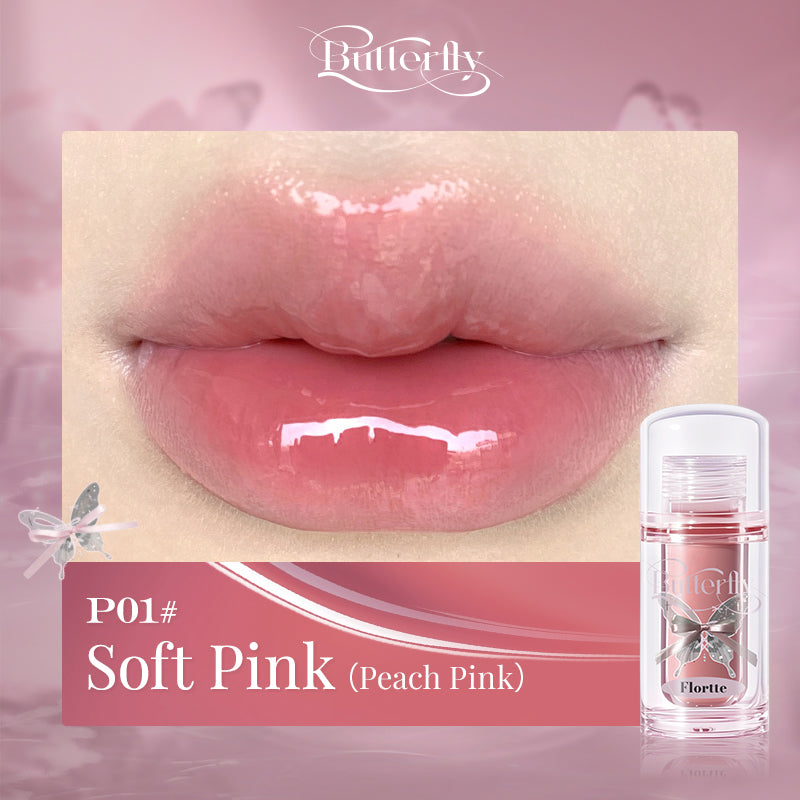 Twin Butterfly Series Lip Serum(Pink)