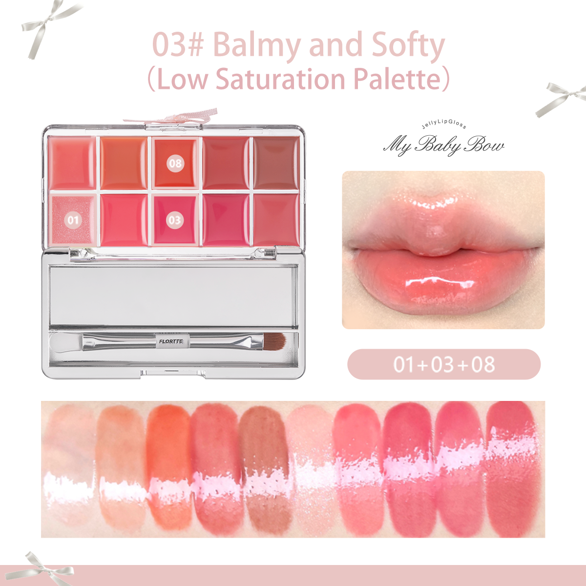Peng Peng Princess Jelly Lip Gloss Palette